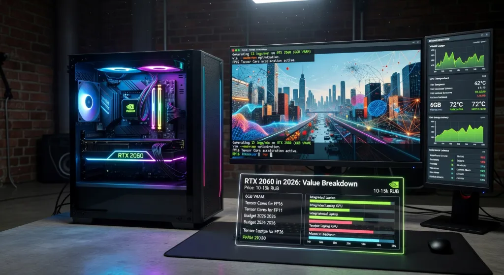 RTX 2060 для нейросетей и Stable Diffusion: на что хватает 6 ГБ видеопамяти: какие модели актуальны и стоят своих денег в 2026