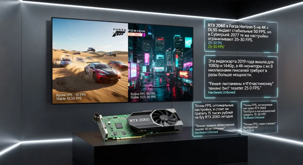 RTX 2060 на 4K-мониторе: реально ли играть и в какие игры с этой видеокартой — мнение специалистов и реальные сценарии использования