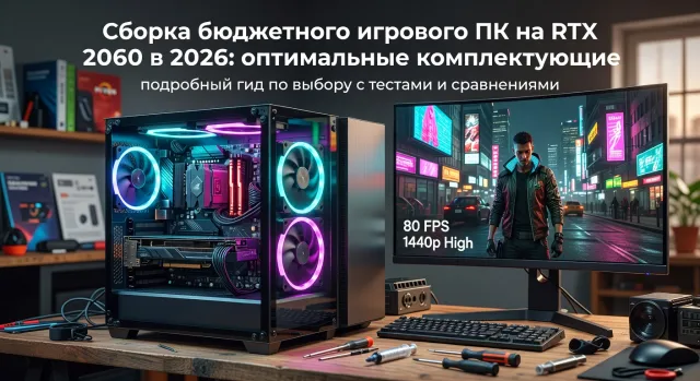 Сборка бюджетного игрового ПК на RTX 2060 в 2026: оптимальные комплектующие: подробный гид по выбору с тестами и сравнениями