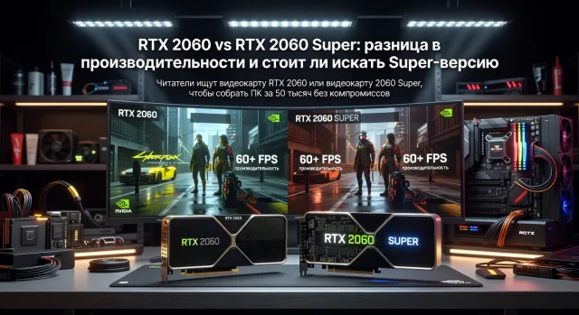 RTX 2060 vs RTX 2060 Super: разница в производительности и стоит ли искать Super-версию